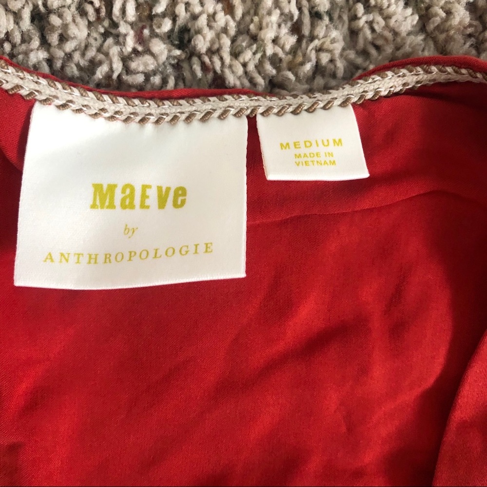 Anthropologie Maeve Ally Cupro Tunic Top - Picture 9 of 9